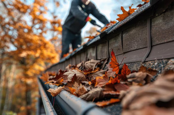 Rain Gutters Cleaning